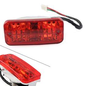 Wwwwriteusa 211312179586 12v Rear Tail Light For 110cc 125cc/135cc Atv Quad 4 Wheel Taotao Kandi Sunl Red