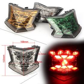 Wwwwriteusa 420111129641 Led Motorcycle Rear Brake Stop Light For Kawasaki Z650 Z900 Ninja 650 2017-18 Pr