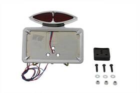 76388 Wyatt Gatling Chrome Katz Eyez Led Tail Lamp Kit Fender Mount Type Fits Harley Davidson