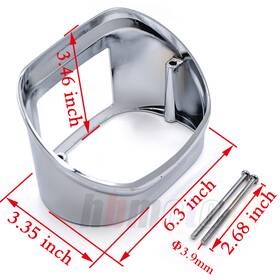 Hzmt364-cd Xinyun Spare Parts Chromed Tail Lamp Collar Cover For Most 2003-2008 Harley Softail Touring Models