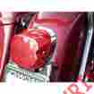 8765243 Xl1200l Drag Specialties Ds Low-profile Led Taillight Lens W O Window Red Harley Low 2006-2011