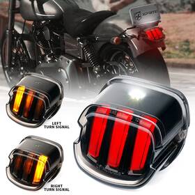 Tl-hly-g1-1 Xprite Rear Led Tail Light Assembly Smoke Lens For Harley Davidson Motorcycles
