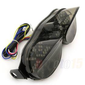 Us-mt177-sk1 Xt Market Fit For 2001-2002 Yamaha Yzf-r6 Yzf R6 Yzfr6 New Rear Led Tail Light Smoke