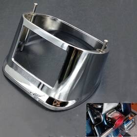 Us-mt364-cd9 Xt Chrome Tail Brake Light Cover For Harley Softail Dyna Touring Xl883 Xl1200