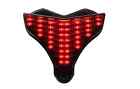 Y-r19-s Motodynamic 2009-2014 Yamaha Yzf R1 Integrated Sequential Led Tail Lights Smoked Lens Light