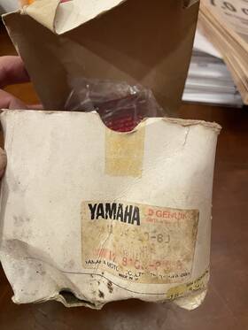 368365-666293 Yamaha Ysr 50 1987-1992 Motorcycle Rear Tail Light Complete Nos
