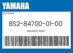 Bs2-84700-01-00 Yamaha Genuine Taillight Assy -