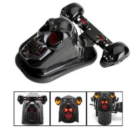 Lgcd002 Yesofok Led Skull Tail Lights With Brake And Turn Signals For Yamaha Suzuki Harley Honda