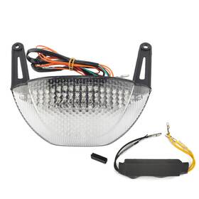 Yfoutlet 523456128444 Led Taillight Smoke Integrated Turn Signal For Honda Cbr600rr 2007-2012 08 White
