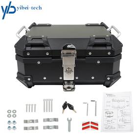 Yi216062t Yibei-tech Motorcycle Aluminum Trunk Rear Top Case Luggage Tour Tail Tool Box Lock 22l