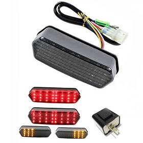 D88yy125-smoke Yibid 1pcsblackrelay Led Integrated Tail Light Replacement For Honda Grom Msx 125 Motorcycle
