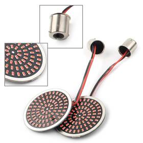 1156 Yusen233 550733125124 2pcs For Harley Touring Road King Led Rear Turn Signal Light Red Blinker Us