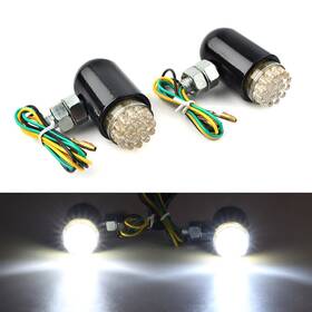 Yusen233 550735555264 2pcs Custom Running Turn Signal Tail Light For Motorcycle Cruiser Universal Us