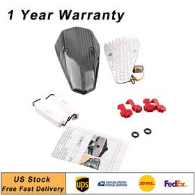 Yusen233 550735574272 For Honda Shadow Aero 750 2004-2007 Smoke Led Tail Light Brake Turn Signal Lamp