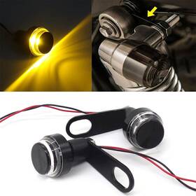 Yusen233 550735597981 Turn Signal Light Rear Shock Bracket Relocater Holder For Cafe Racer Motorcycle