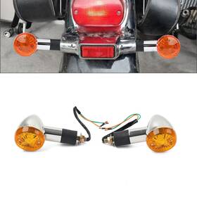 Yusen233 550735816419 2x Amber Turn Signal Lights 10mm Fit Suzuki Boulevard C109r C50 C90 S 40 50 83