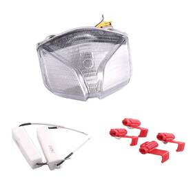 Zdl-kabusikikaisya1989us 770000928405 Led Tail Light Turn Signals Clear Lens For Mv Agusta Strada F4 F1000 Brutale Us