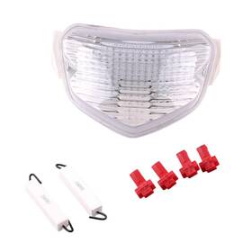 Zdl-kabusikikaisya1989usa 740000674039 Led Brake Stop Rear Tail Light Motorcycle Fit Suzuki Gsxr600 750 04-05 Clear Us
