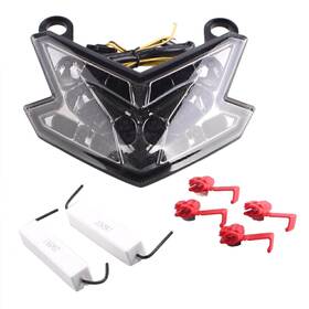 Zdl-kabusikikaisya1989usa 740000837540 Rear Led Tail Light Turn Signal Indicator Lamp For Kawasaki Ninja Zx6r 2013 2014