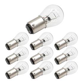 Frch00273 Zreneyfex 10 Pcs 6v 21/5w Tail Brake Light Bulb Assemblies White