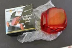 Nib Custom Chrome Harley Davidson "laydown" Taillight Lens 09-710. Fixed Price $12.95.