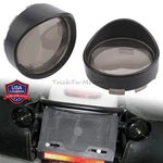 Turn Signal Smoke Lens Cover W/ Visor Bezels For Harley Touring Flhx Fltri Fxstc. Fixed Price $11.57.