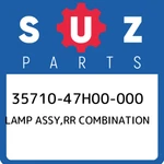 35710-47H00-000 Suzuki Lamp Assy,rr Combination 3571047H00000, New Genuine Oem. Fixed Price $273.13.