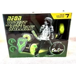 Nib New Neon Street Rollers Green Motion Powered Led Light Up Wheels Adj Skates. Fixed Price $21.99.