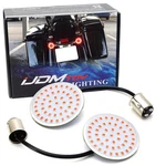 2" Red 1157 Dual-filament Led Turn Signal Tail Brake Lights For Harley Davidson. Fixed Price $17.09.