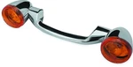 Biker's Choice Rear Turn Signal Bar Chrome Amber Lens #161800 Harley Davidson. Fixed Price $195.50.