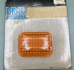 New Genuine Drag Specialties DS-280153 Baron Amber Marker Light Lens. Fixed Price $8.59.