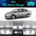 White Interior Led Lights Package Kit For 2001 2002 2003 2004 2005 Honda Civic. Fixed Price $15.99.