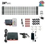 Cyron Led Rgb Multicolor Cabinet Accent Lighting Kit W3 6 X 24" Bars Etl. Fixed Price $179.95.
