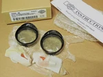 Oem Harley Smoked Lens Visor Trim Rings Bulbs Kit Bullet Turn Signal 73343-09. Fixed Price $41.50.