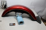 99-13 Harley Touring Front Fender Fork Adapter W/ Fatboy Dented Lazer Red. Fixed Price $135.00.