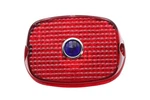 Tail Lamp Lens Red With Blue Dot For Harley-davidson. Fixed Price $39.99.