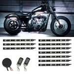 Ledglow 10PC White Motorcycle Neon Underglow Accent Flexible Lights Kit. Fixed Price $95.99.