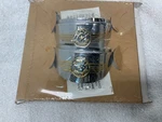 Harley Oem Fat Boy Flat Lens Turn Signal Visor Covers Chrome&gold Nos #68104-96. Fixed Price $45.99.