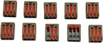 Custom Dynamics CG23 Wiring Cage Clamps 3-SPOT 10PK. Fixed Price $13.95.