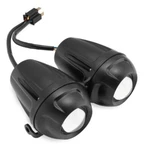New Bikemaster Piercing Beams Headlights Twin H4 Halogen 266261. Fixed Price $199.99.