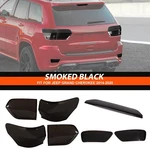 Smoked Black Rear Taillight Fog Third Brake Trim For Grand Cherokee 14-20. Fixed Price $81.99.