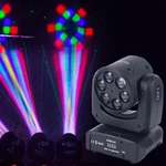 6 Led Bee Eye Moving Head Lighting Beam Disco Party Stage Dj Rgbw 1500W. Fixed Price $88.40.