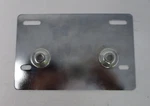 Harley-davidson Compatible Mount License Plate 7" X 4". Fixed Price $25.00.