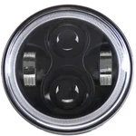 Eagle Lights 5 3/4" Black Led Headlight W/halo Ring Harley Sportster Dyna. Fixed Price $129.99.