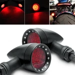 Led Bullet Stop Brake Running Turn Signal Tail Light Motorcycle For Bobber Cafe. Fixed Price $23.11.