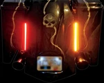 Custom Dynamics Red 10" Plasma Rods Accent Turn Signals Harley Davidson. Fixed Price $179.95.