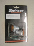 Bikemaster 268280 Marker Light Kit Mini Flush Mt Oval Amber 26-8280. Fixed Price $14.99.