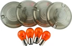 Bikers Choice Fits 86-10 Flt Flhr Smoked Turn Signal Lens & Amber Bulb Kit Repla. Fixed Price $75.99.