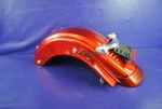 09-23 Harley Davidson Fltrx Road Glide Custom Rear Fender W/ Lights Orange. Fixed Price $524.99.
