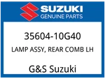 Suzuki Oem Part 35604-10G40 Lamp Assy, Rear Comb Lh. Fixed Price $233.84.